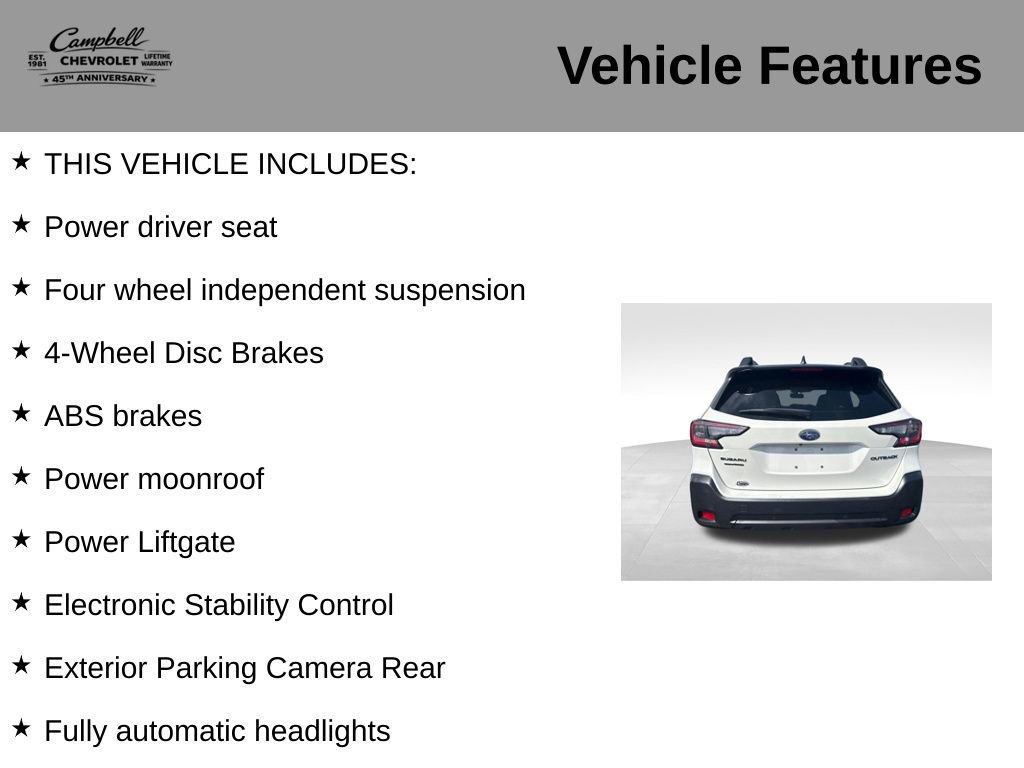 Used 2025 Subaru Outback Onyx Edition AWD/4WD image 5