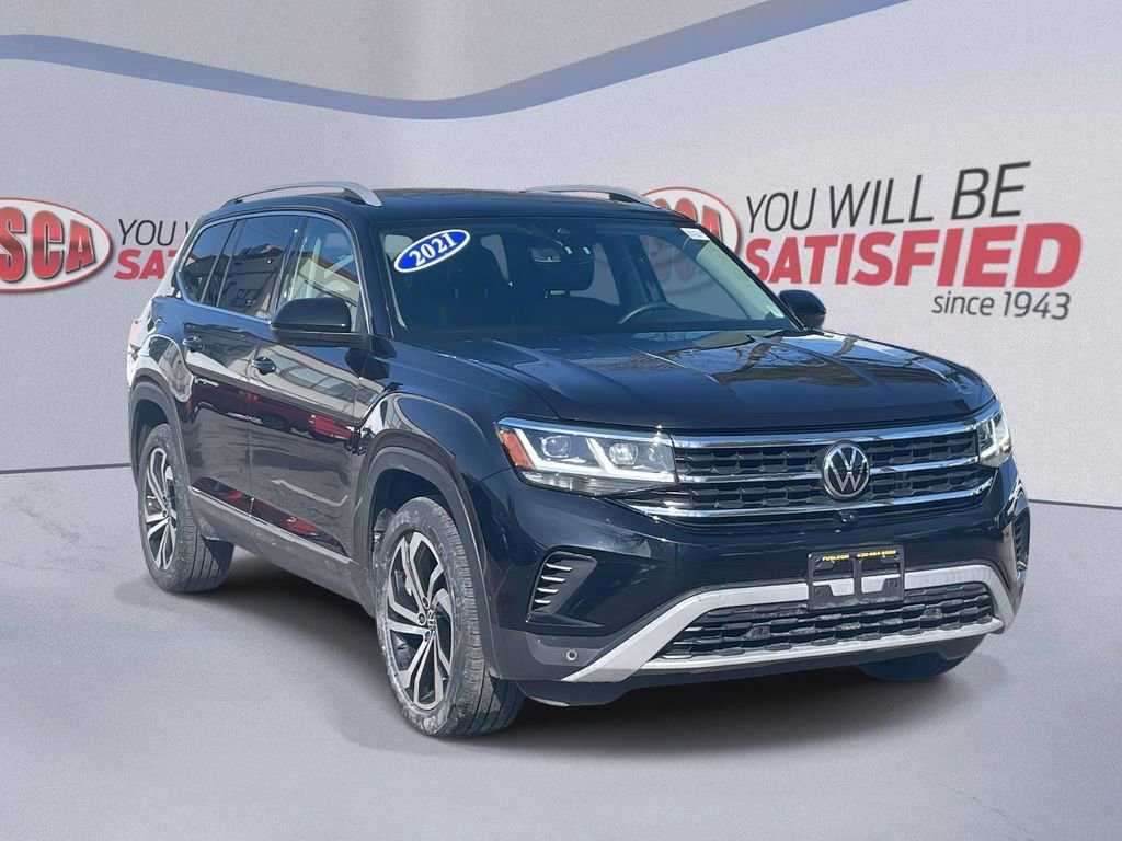 Used 2021 Volkswagen Atlas SEL Premium w/ MDO Package (Bench Seat)