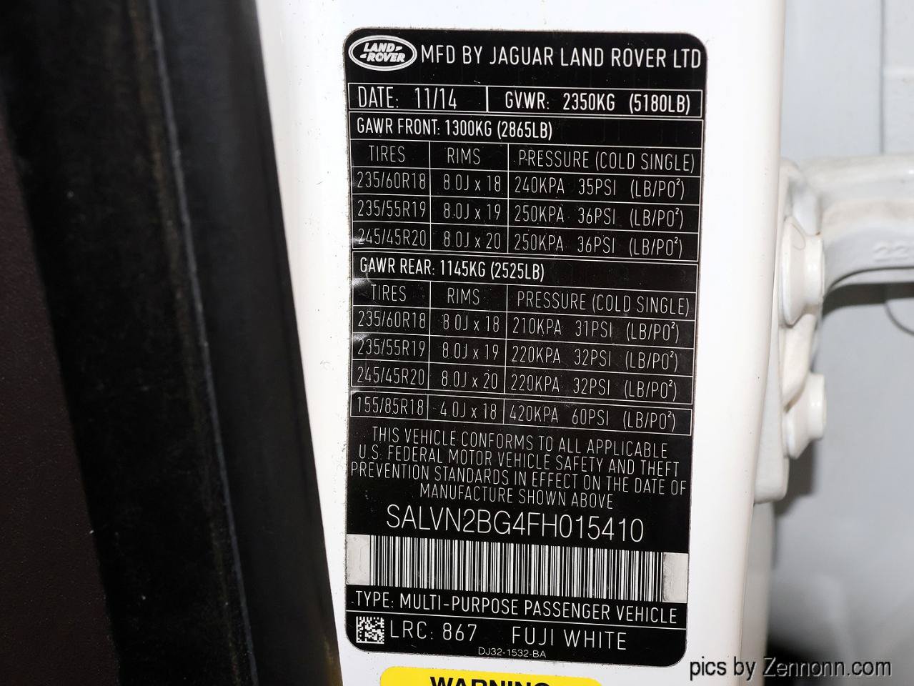 Used 2015 Land Rover Range Rover Evoque Pure AWD/4WD image 38
