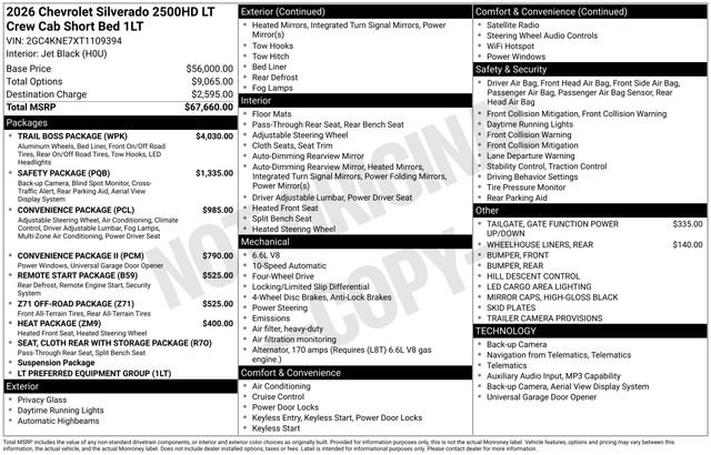 New 2026 Chevrolet Silverado 2500 LT w/ Trail Boss Package video 2