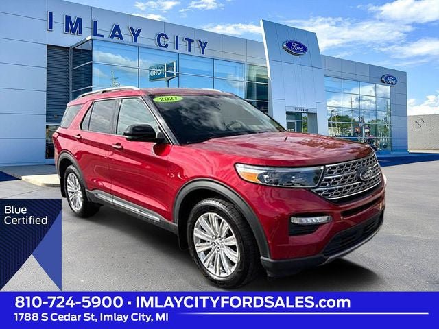 Used 2021 Ford Explorer Limited w/ Equipment Group 301A AWD/4WD image 1