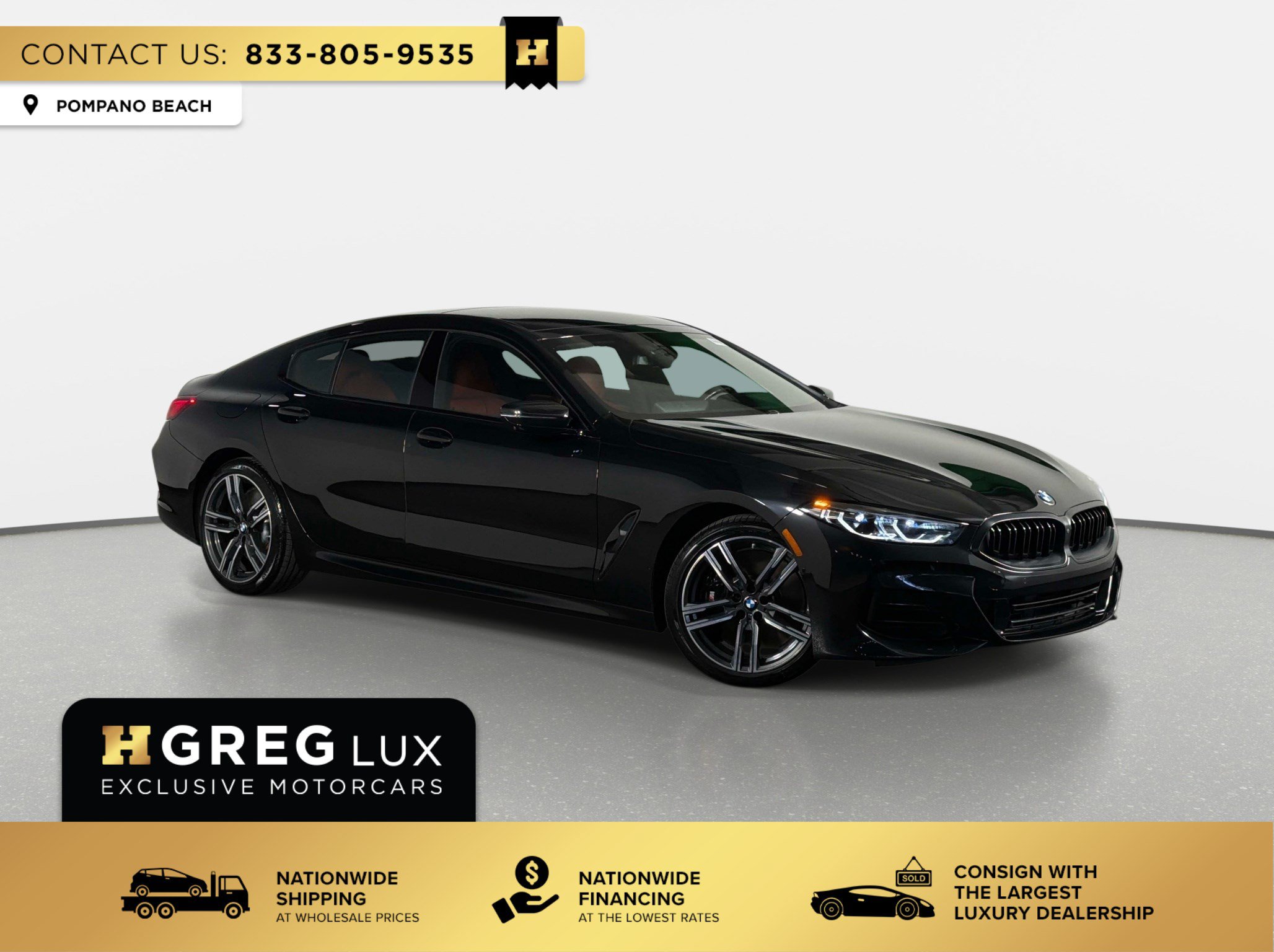 Used 2023 BMW 840i Gran Coupe xDrive w/ M Sport Professional Package AWD/4WD video 1