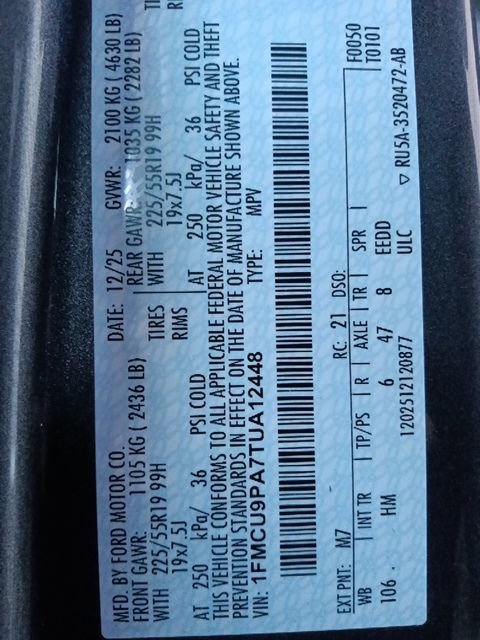New 2026 Ford Escape ST-Line Elite w/ Equipment Group 501A AWD/4WD image 36