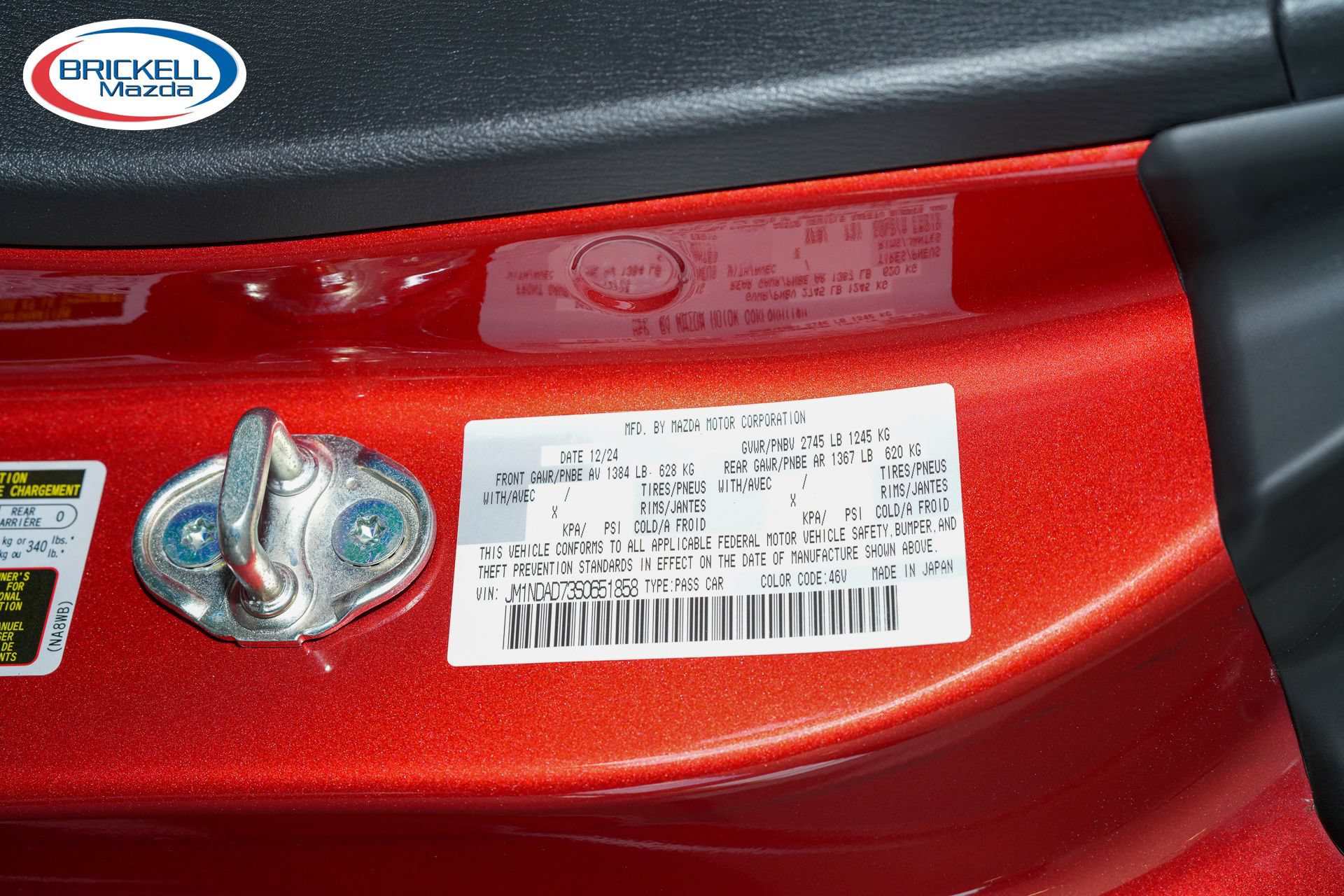 Used 2025 MAZDA MX-5 Miata Grand Touring w/ Weather Package RWD image 32