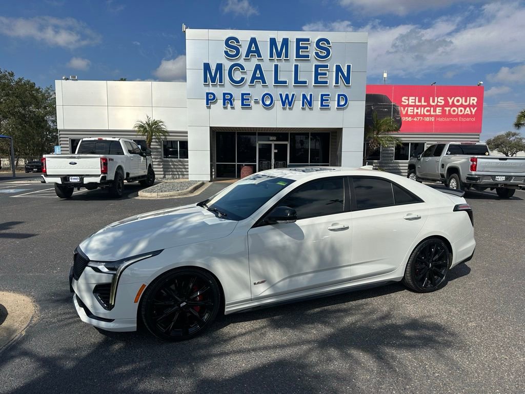 Used 2022 Cadillac CT4 V w/ LPO, ONYX Package