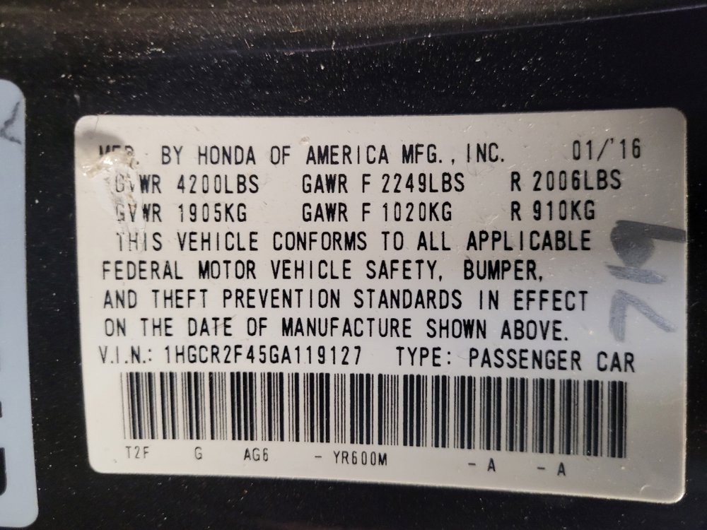 Used 2016 Honda Accord LX image 33