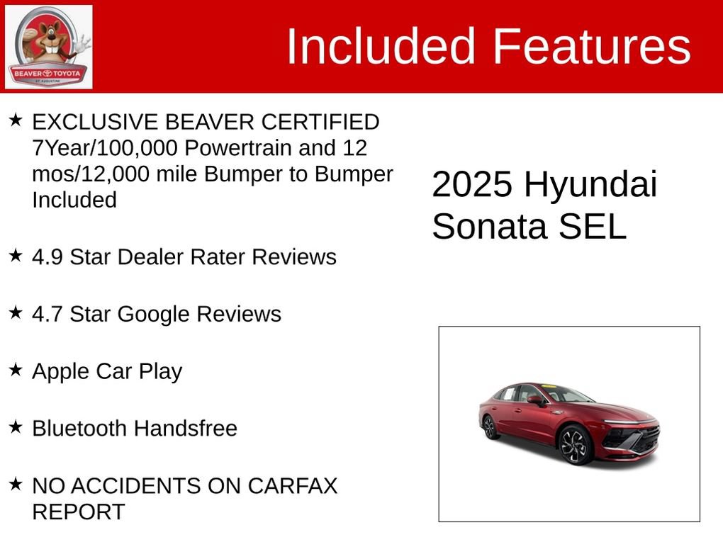Used 2025 Hyundai Sonata SEL FWD image 4