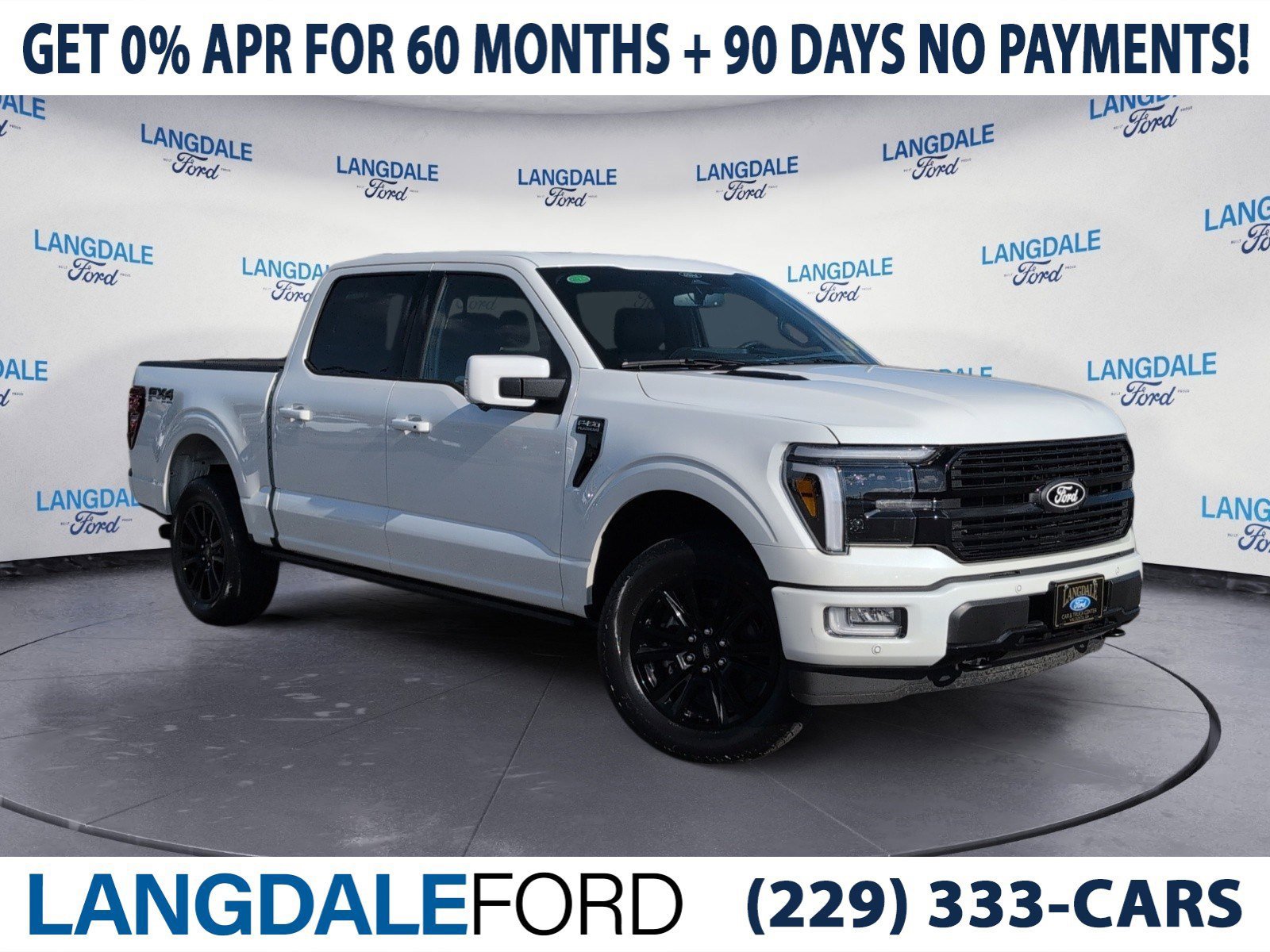 New 2025 Ford F150 Platinum w/ Equipment Group 702A High