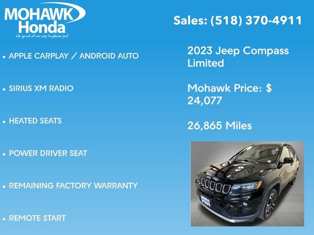 Used 2023 Jeep Compass Limited AWD/4WD image 14