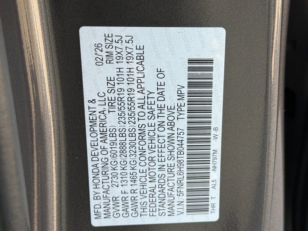 New 2026 Honda Odyssey Elite image 28