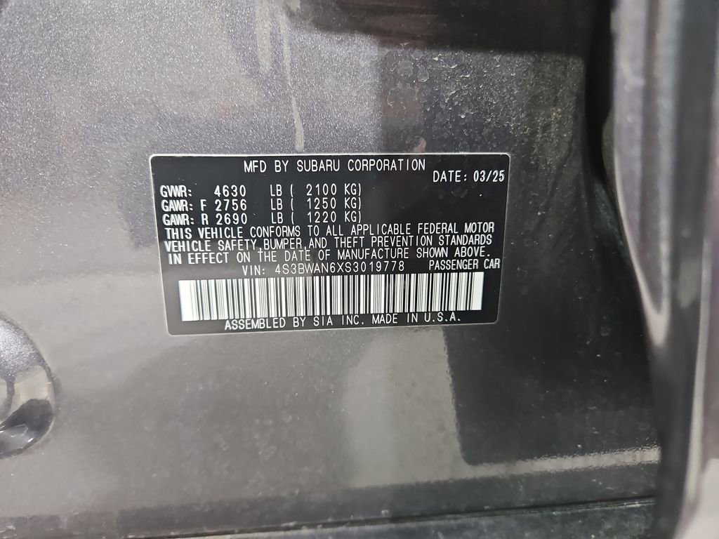 Certified 2025 Subaru Legacy Limited AWD/4WD image 30