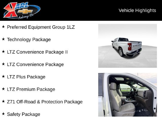 Certified 2023 Chevrolet Silverado 1500 LTZ w/ LTZ Premium Package AWD/4WD image 2