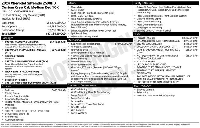 Used 2024 Chevrolet Silverado 2500 Custom w/ Custom Value Package AWD/4WD image 13