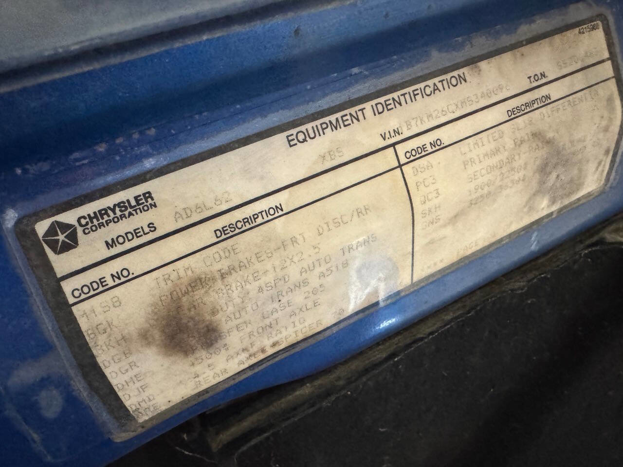 Used 1991 Dodge D/W Truck 250 image 28