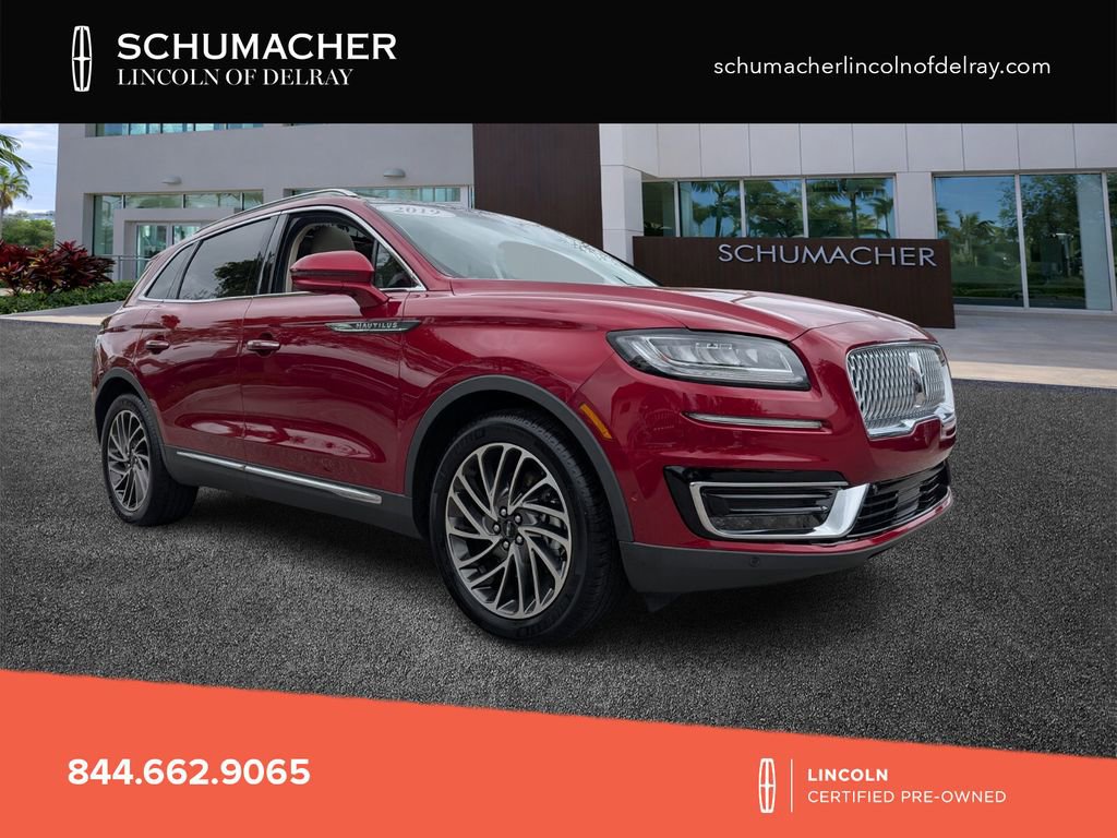 Certified 2019 Lincoln Nautilus Reserve