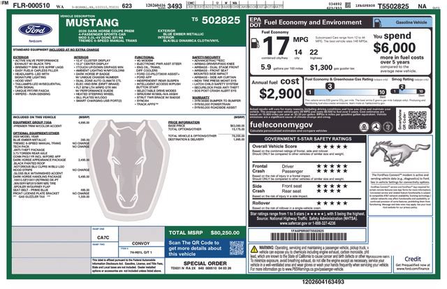 New 2026 Ford Mustang Dark Horse w/ Dark Horse Handlin Package RWD image 34