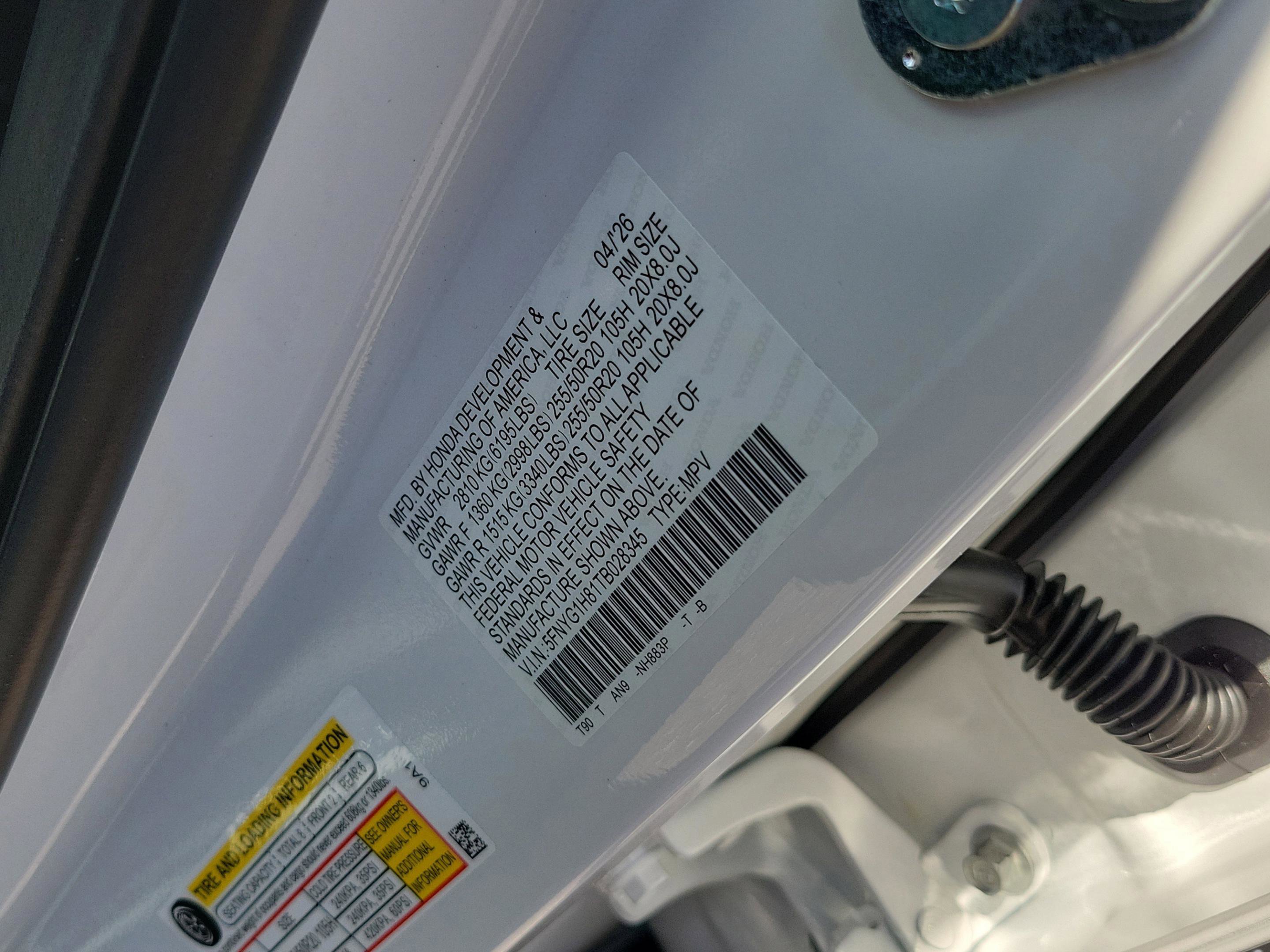 New 2026 Honda Pilot Elite image 34