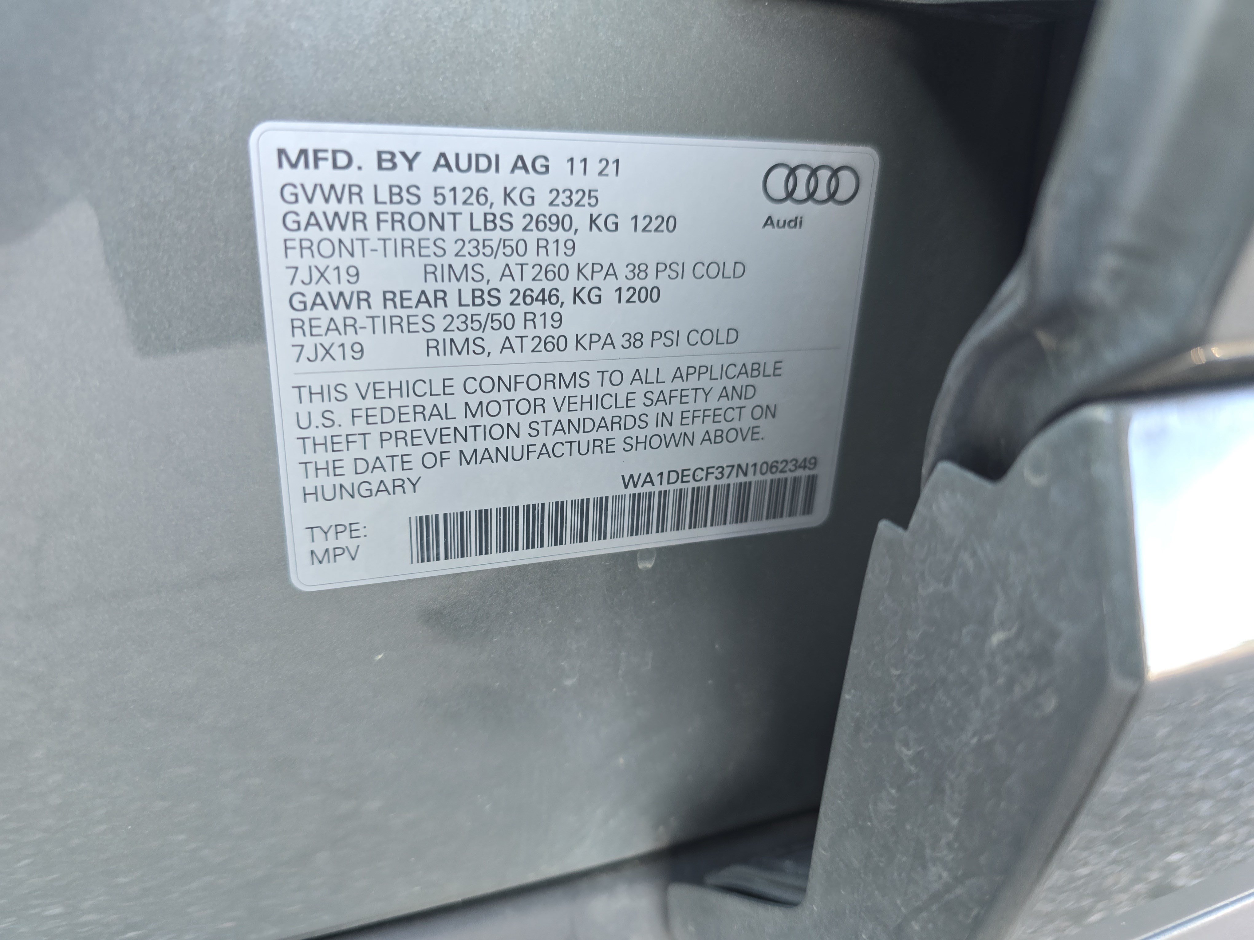 Used 2022 Audi Q3 2.0T Premium w/ Convenience Package AWD/4WD image 32