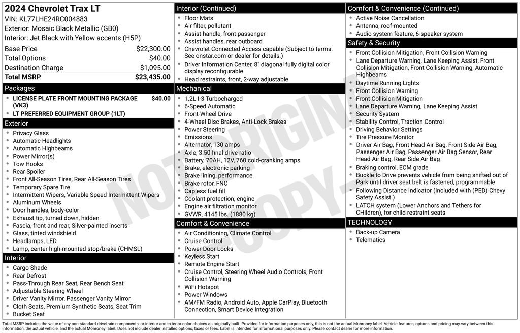 Used 2024 Chevrolet Trax LT image 8