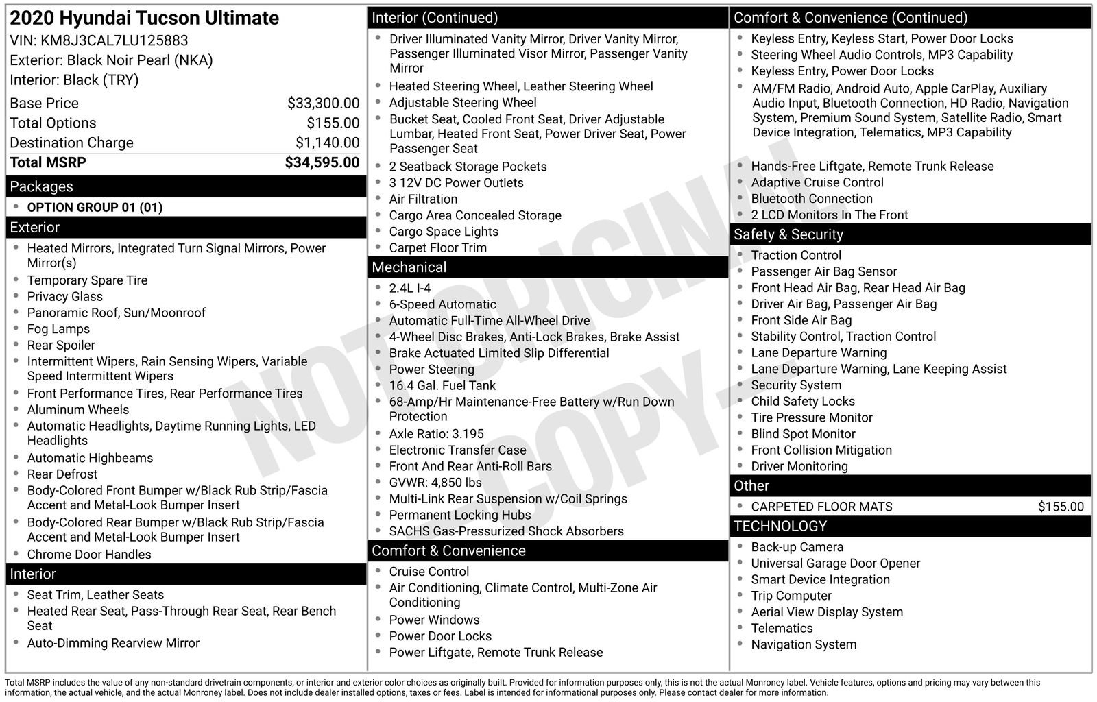 Used 2020 Hyundai Tucson Ultimate image 28