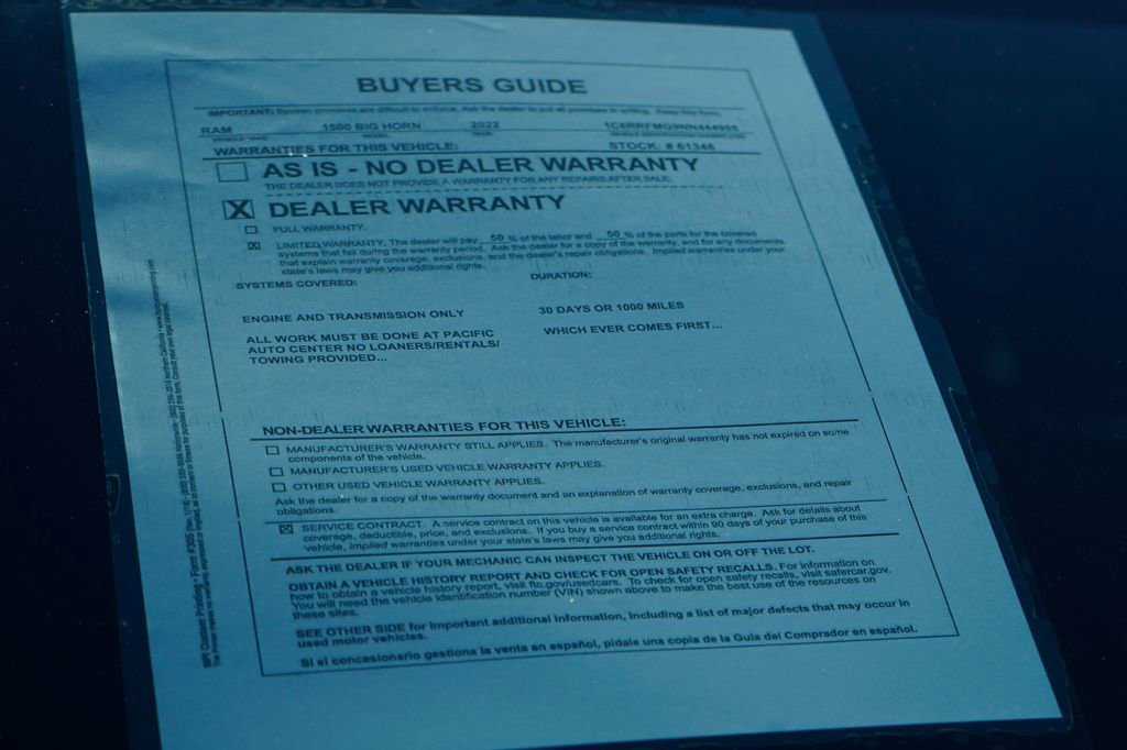 Used 2022 RAM 1500 Big Horn image 54