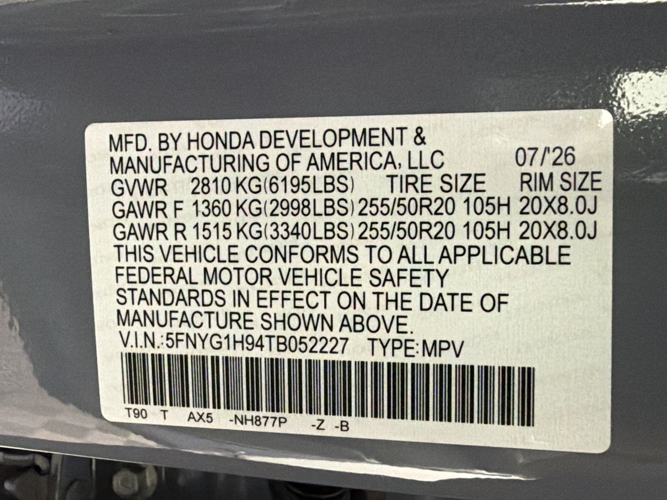 New 2026 Honda Pilot Black Edition image 24