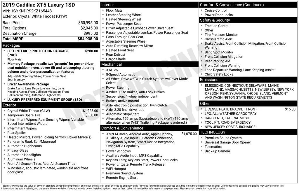 Used 2019 Cadillac XT5 Luxury image 34