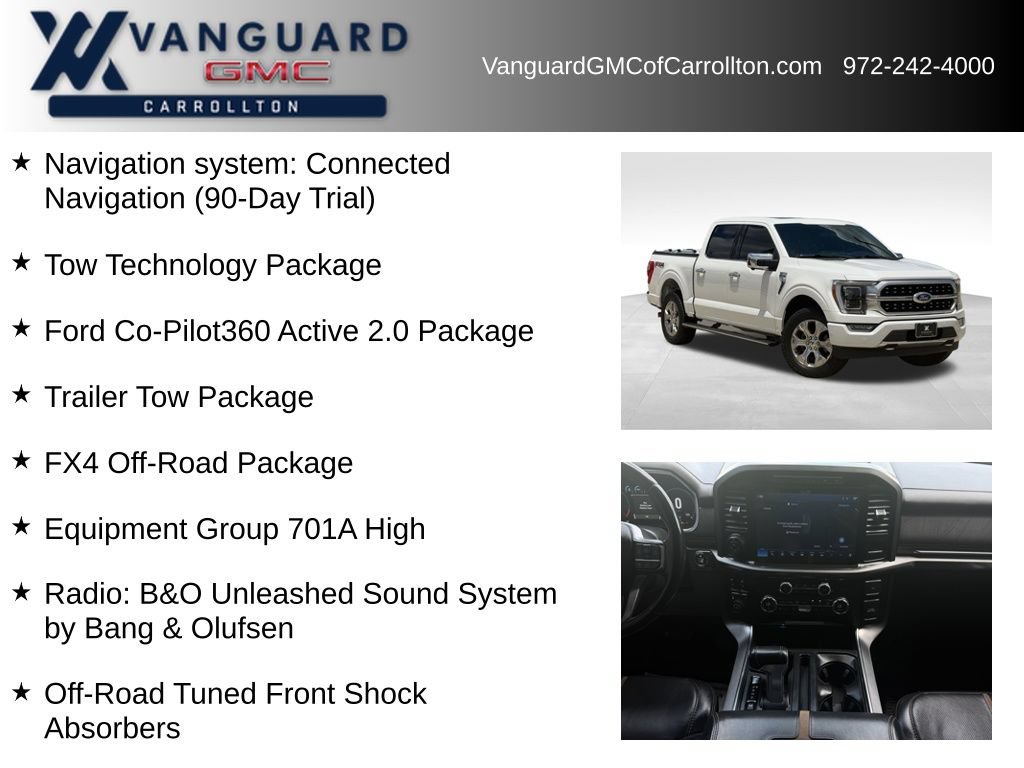 Used 2021 Ford F150 Platinum w/ Equipment Group 701A High AWD/4WD image 6