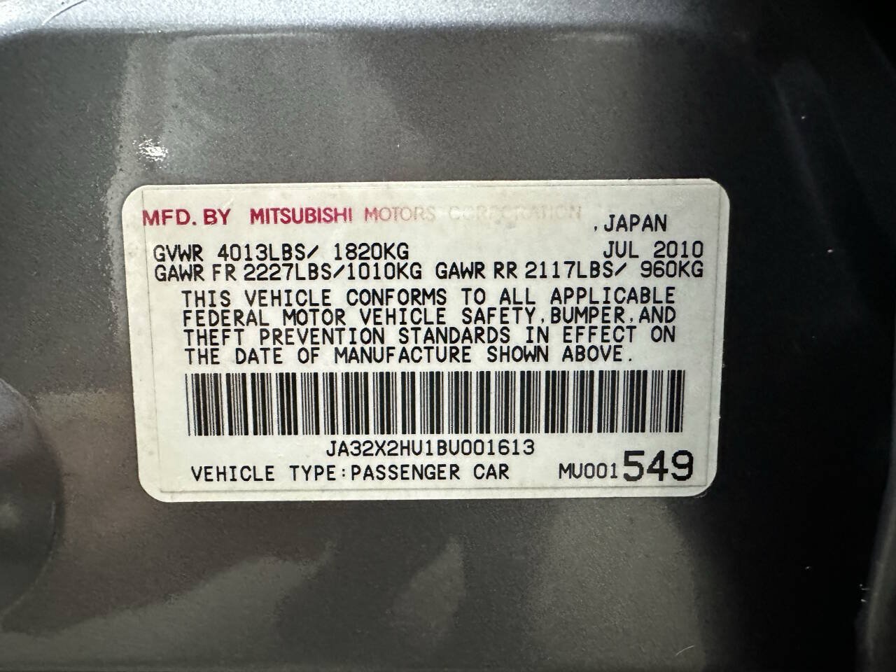 Used 2011 Mitsubishi Lancer ES FWD image 29