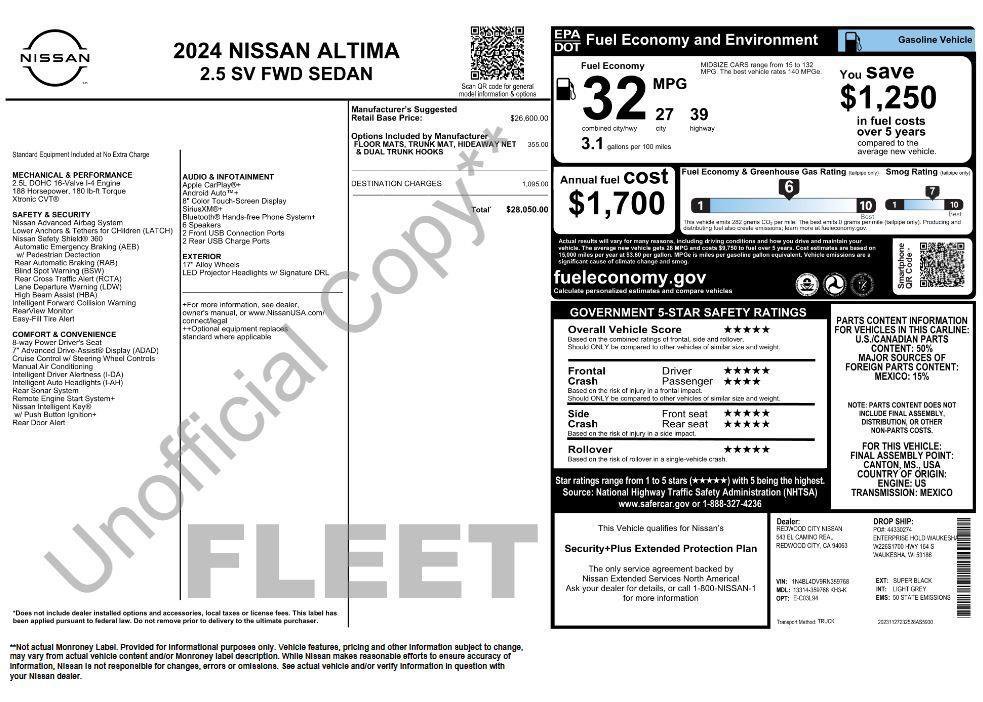 Used 2024 Nissan Altima 2.5 SV image 2