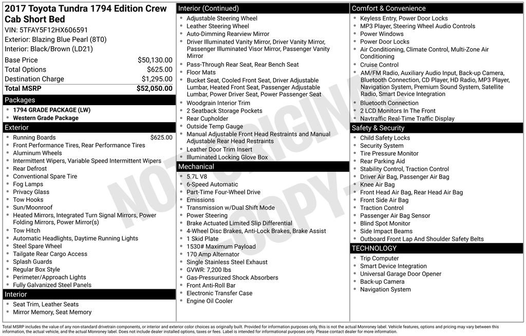 Used 2017 Toyota Tundra 1794 Edition image 11