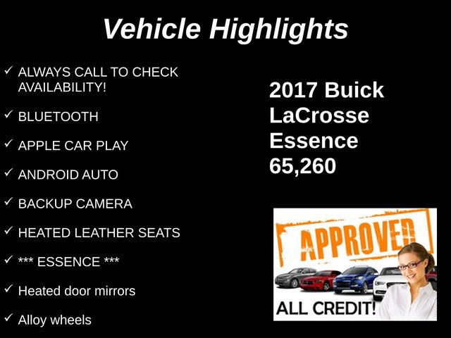 Used 2017 Buick LaCrosse Essence w/ Sights and Sounds Package FWD image 9