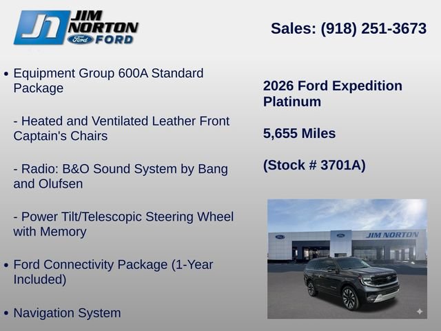 Used 2026 Ford Expedition Platinum w/ Driver's Package AWD/4WD image 21