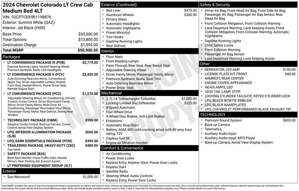 Used 2024 Chevrolet Colorado LT w/ LT Convenience Package III image 10