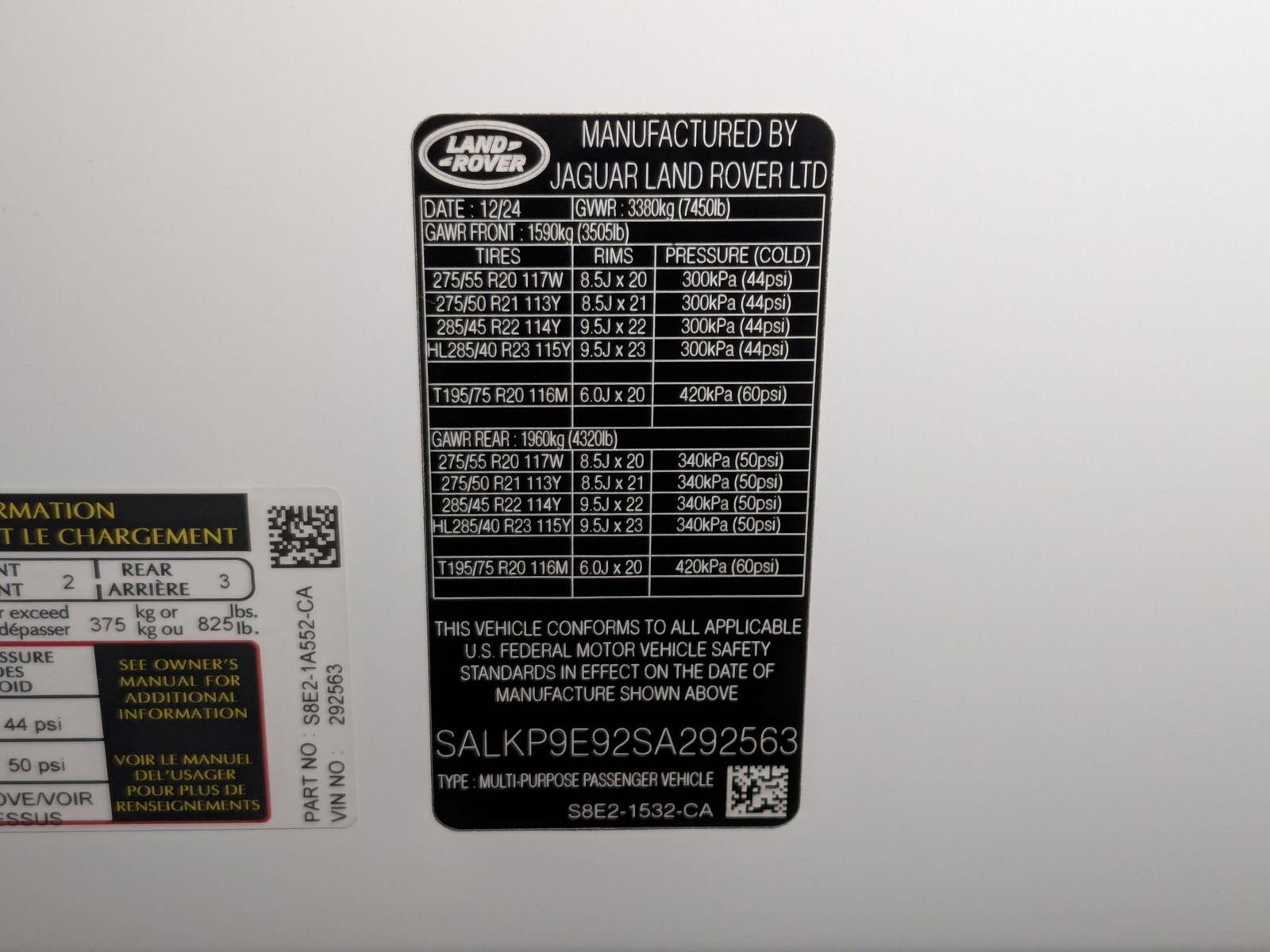 New 2025 Land Rover Range Rover SE image 19