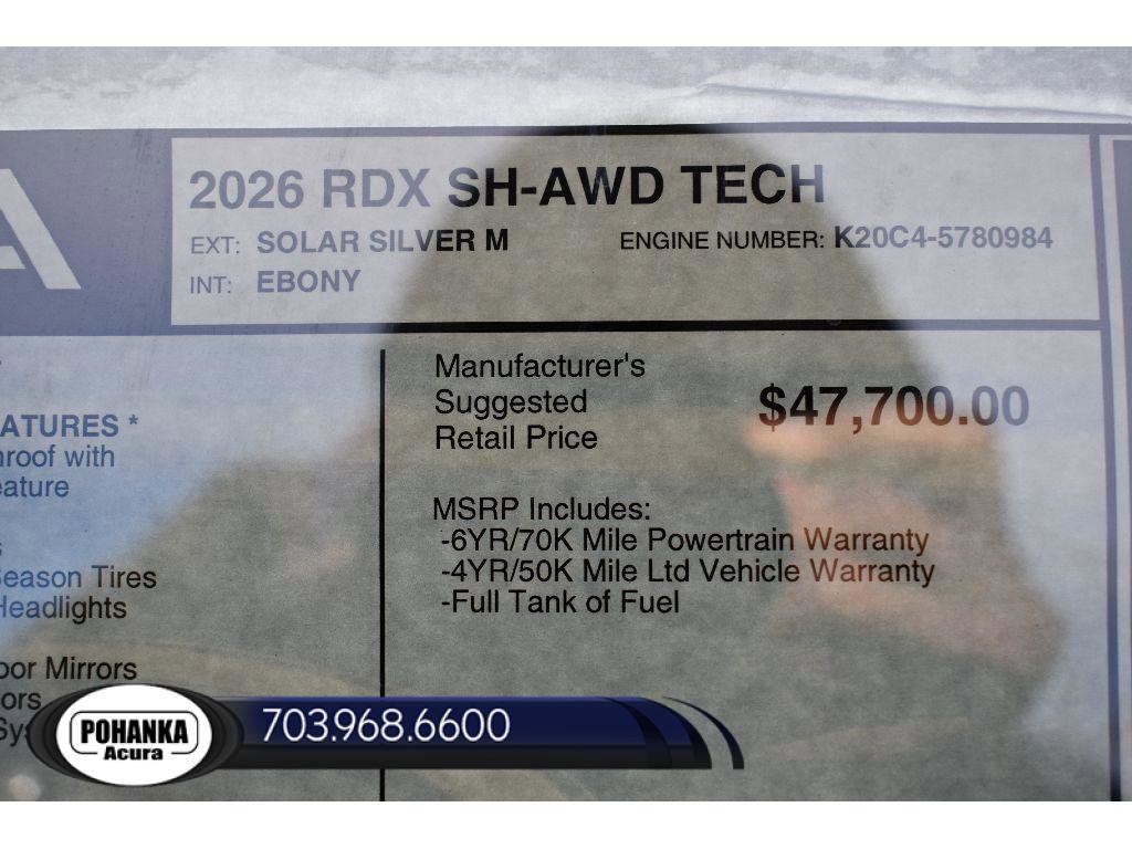 New 2026 Acura RDX Technology Package image 41