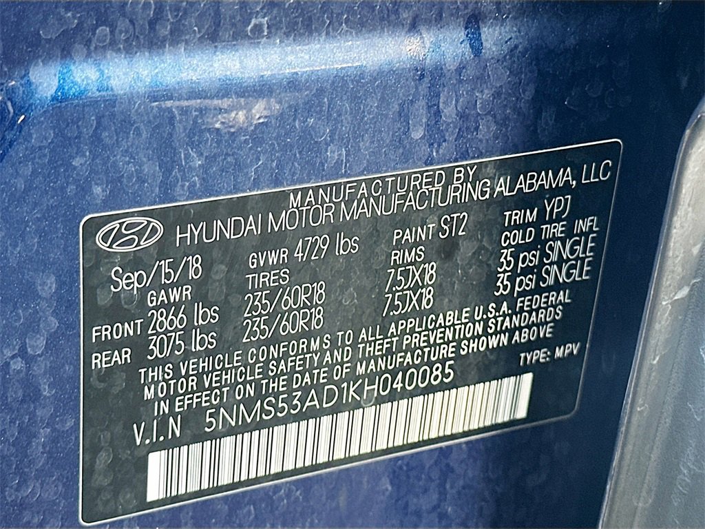 Used 2019 Hyundai Santa Fe FWD image 32