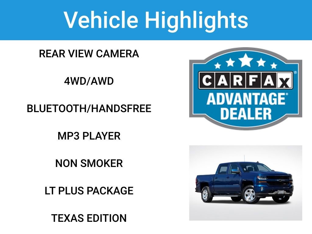 Used 2017 Chevrolet Silverado 1500 LT w/ All Star Edition image 2