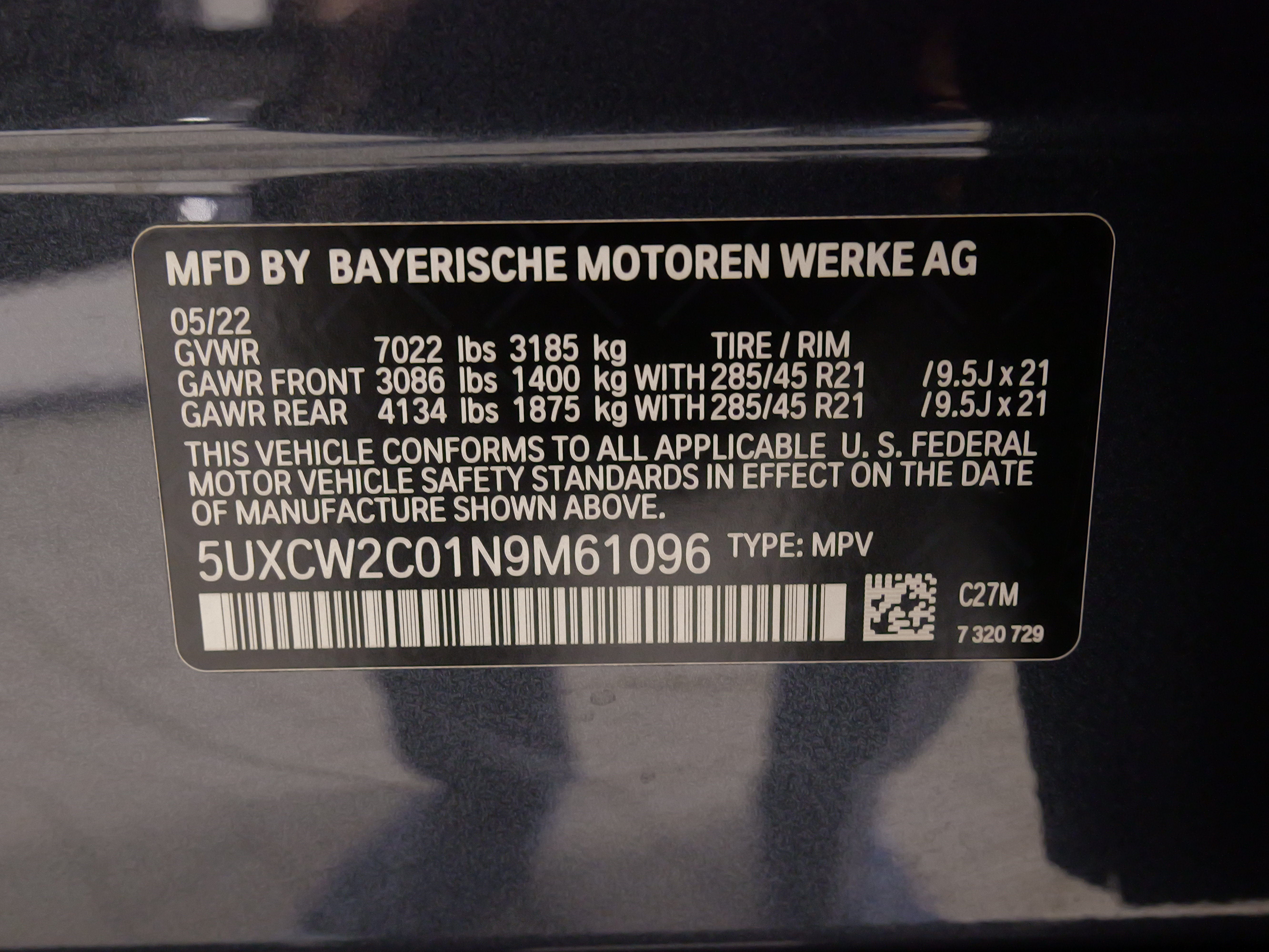 Used 2022 BMW X7 xDrive40i w/ M Sport Package AWD/4WD image 60