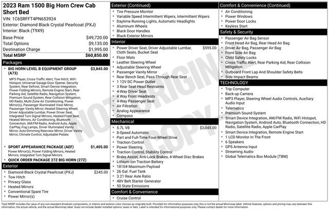 Used 2023 RAM 1500 Big Horn AWD/4WD image 22