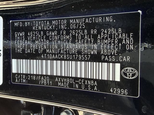 Used 2025 Toyota Camry LE FWD image 26