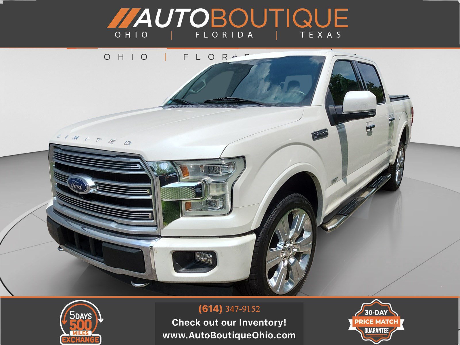 Used 2017 Ford F150 Limited w/ Trailer Tow Package AWD/4WD image 1