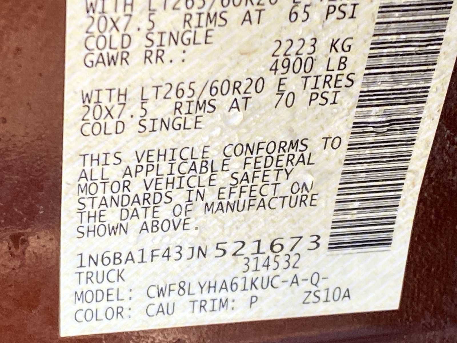 Used 2018 Nissan Titan Platinum Reserve w/ Platinum Utility Package image 30