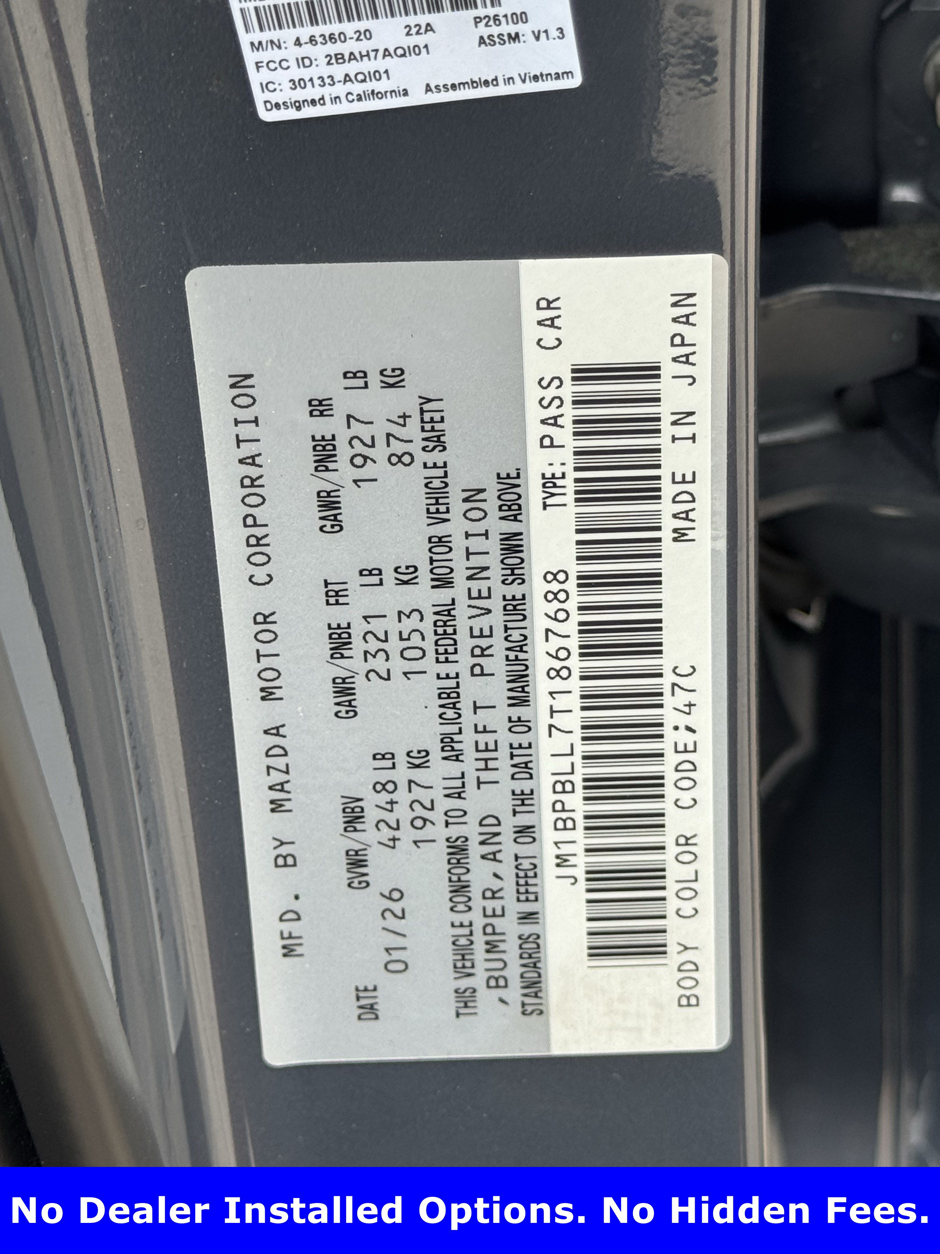 Used 2026 MAZDA MAZDA3 Carbon AWD/4WD image 29