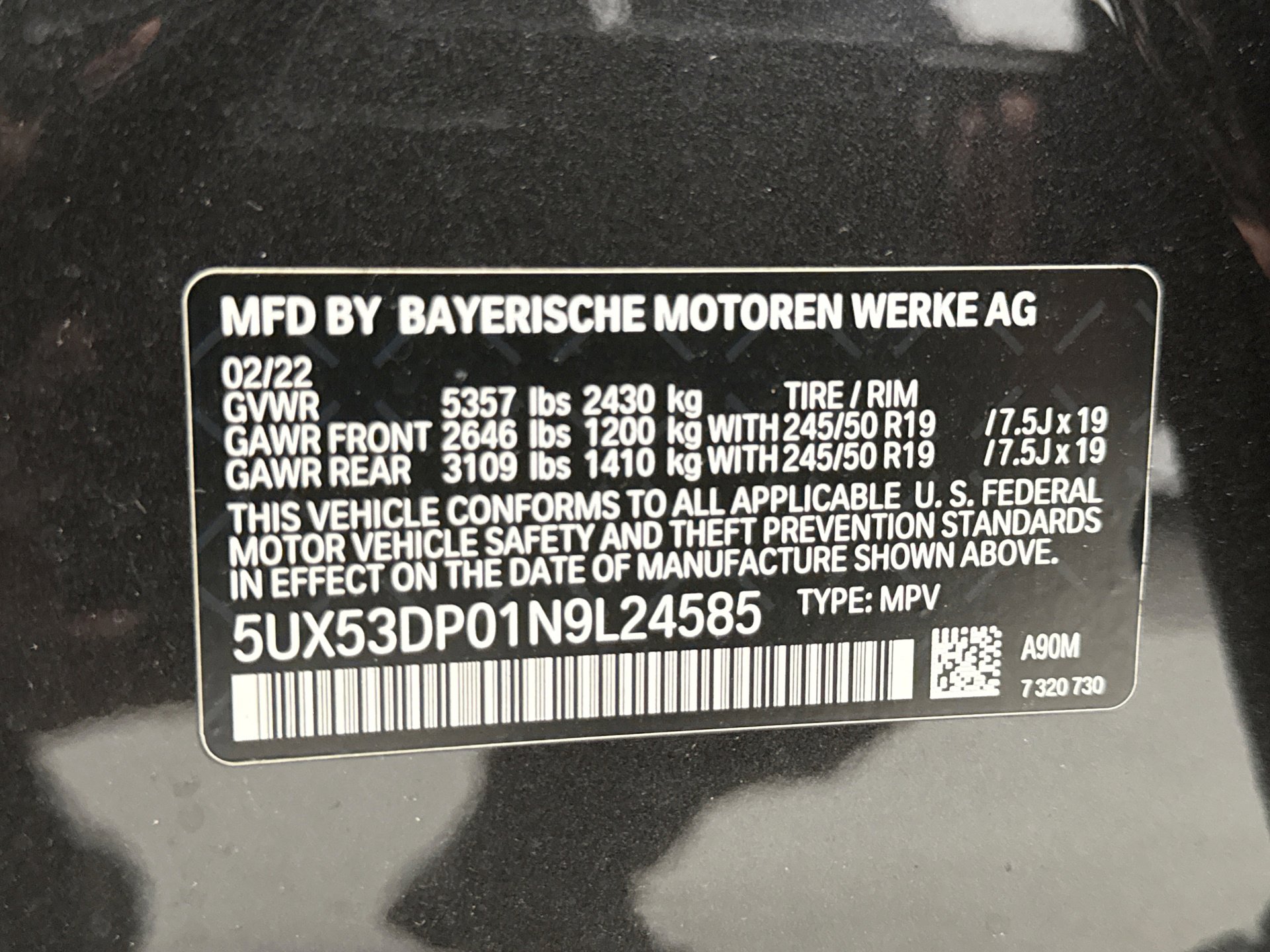 Used 2022 BMW X3 xDrive30i w/ Convenience Package image 25