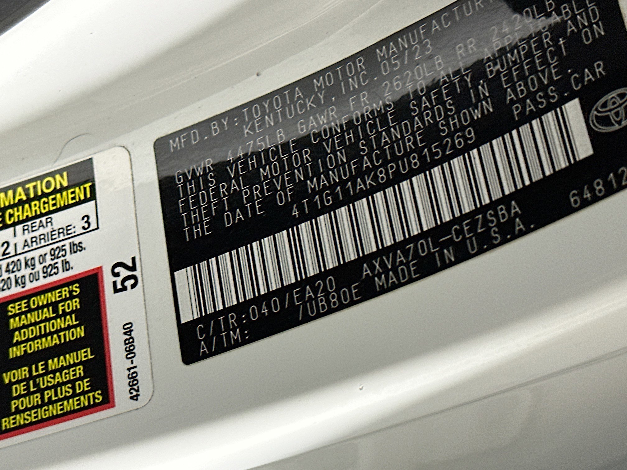 Used 2023 Toyota Camry SE image 12