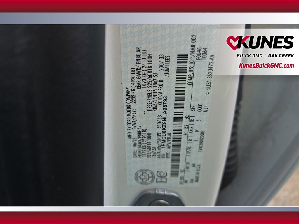 Used 2022 Ford Escape SEL image 15