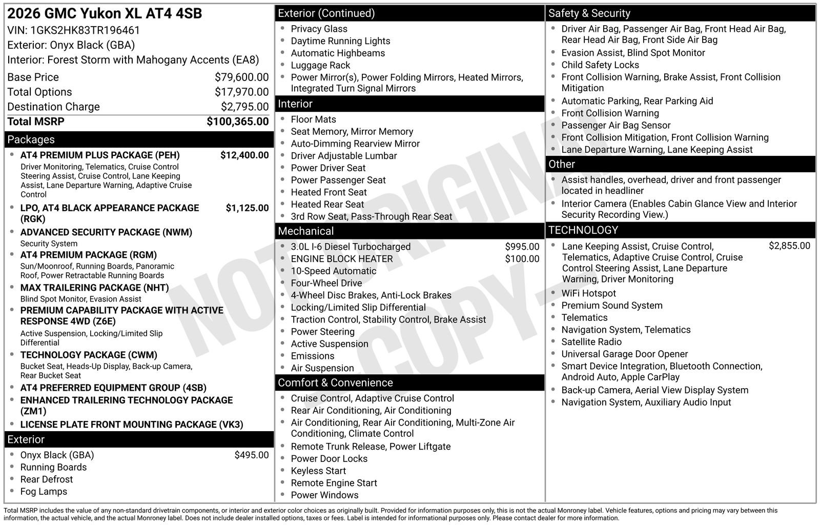 Used 2026 GMC Yukon XL AT4 w/ AT4 Premium Plus Package AWD/4WD image 21