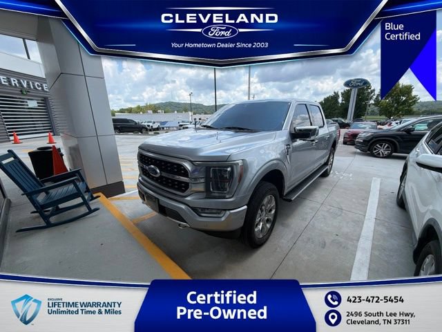 Certified 2021 Ford F150 Platinum w/ Equipment Group 701A High AWD/4WD image 1