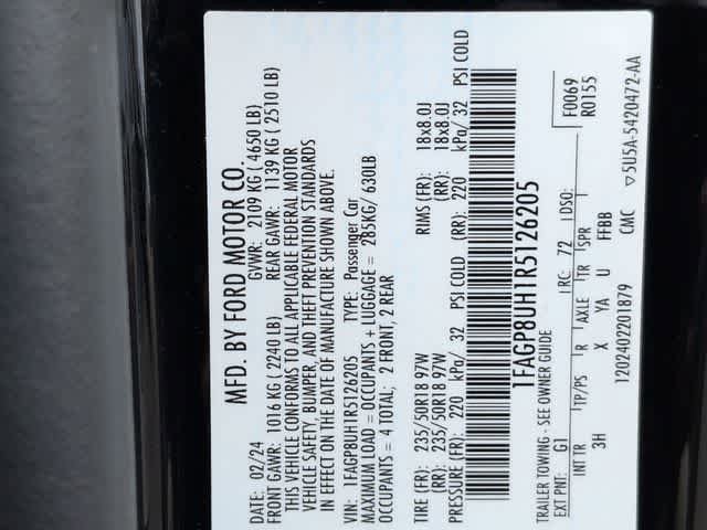 Used 2024 Ford Mustang Premium RWD image 37